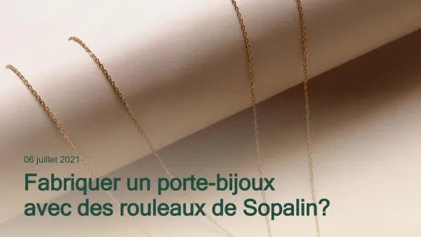Fabriquer un porte-bijoux avec des rouleaux de Sopalin