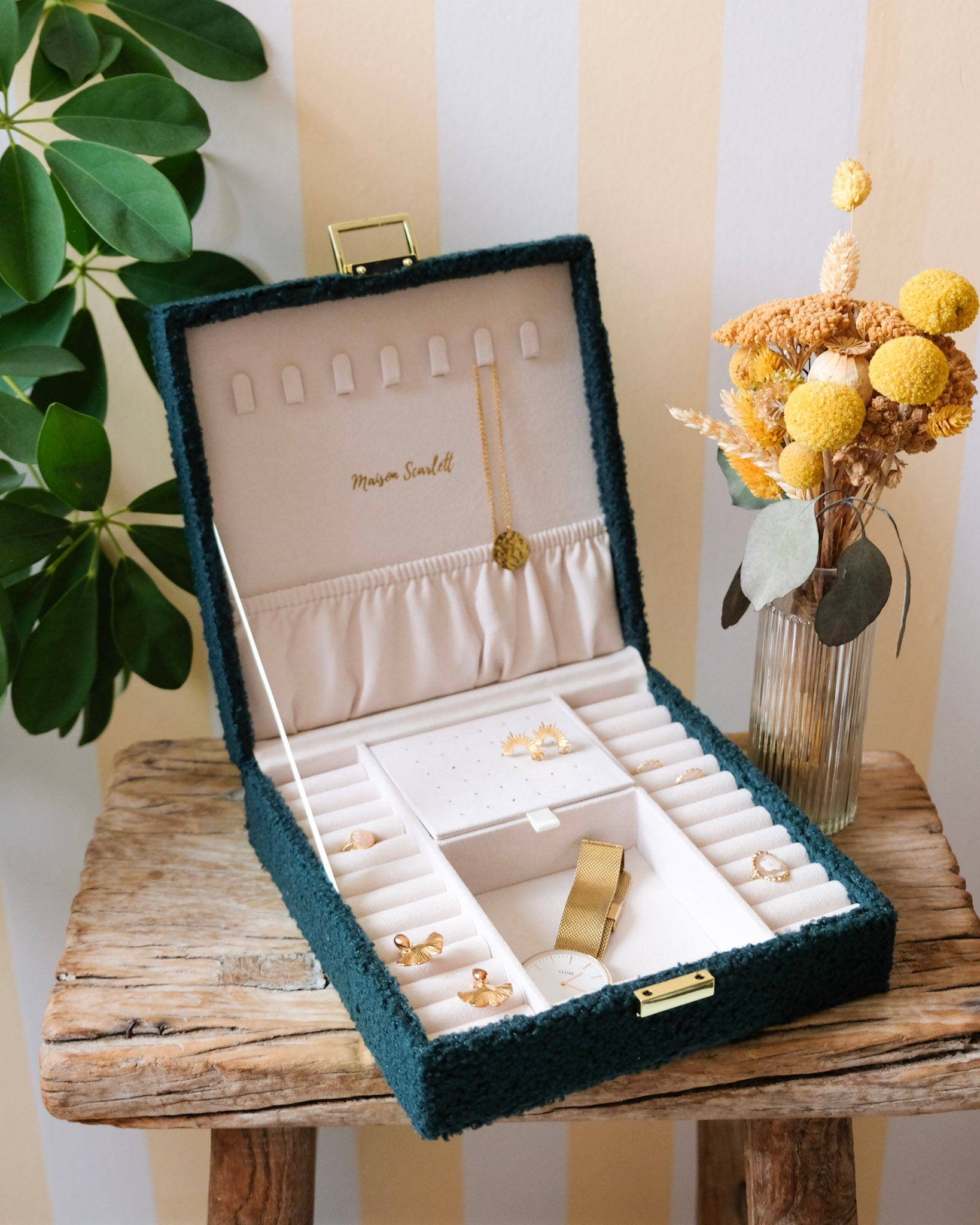 Boîte à bijoux Anne en moumoute