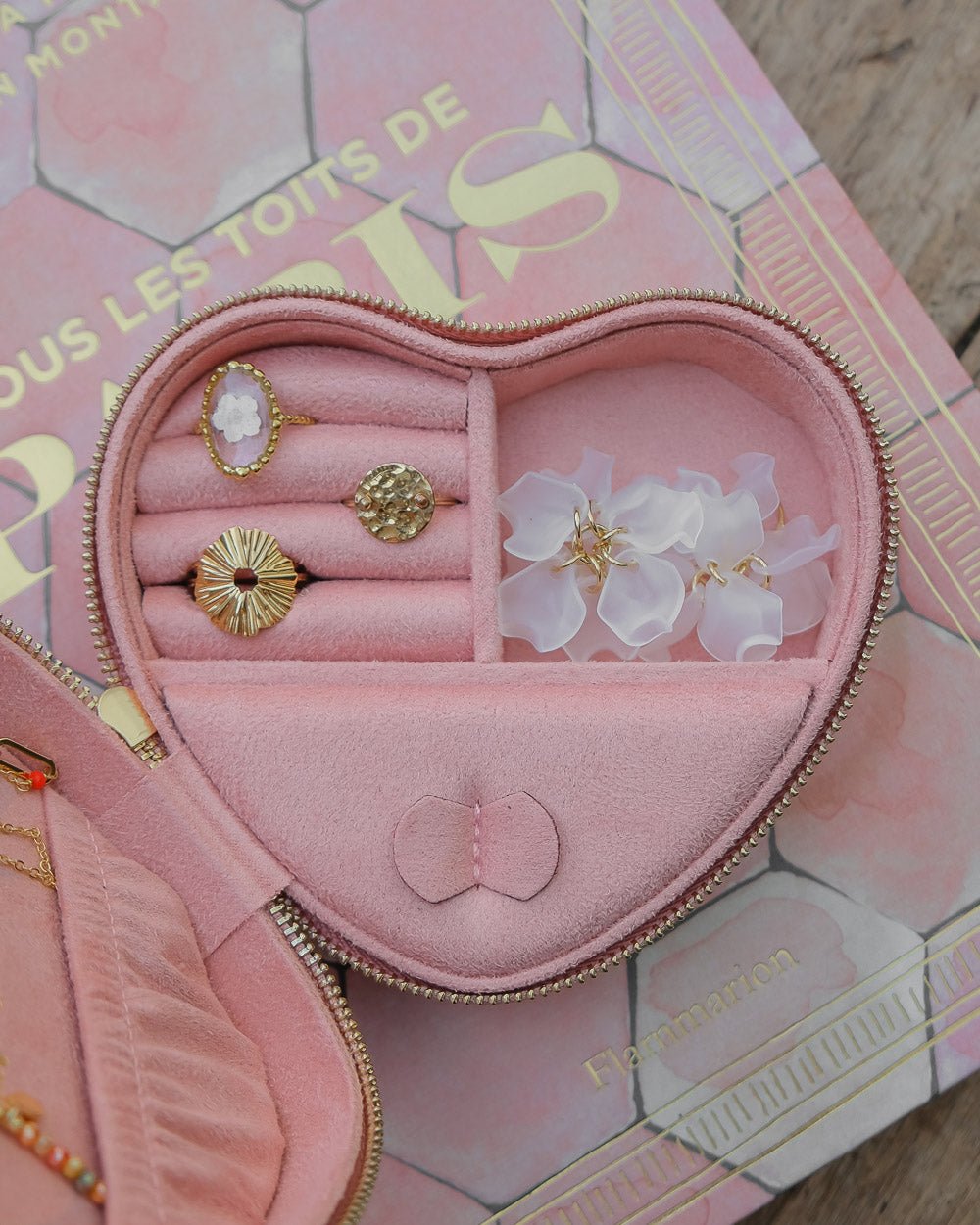 Celeste Heart Jewelry Box