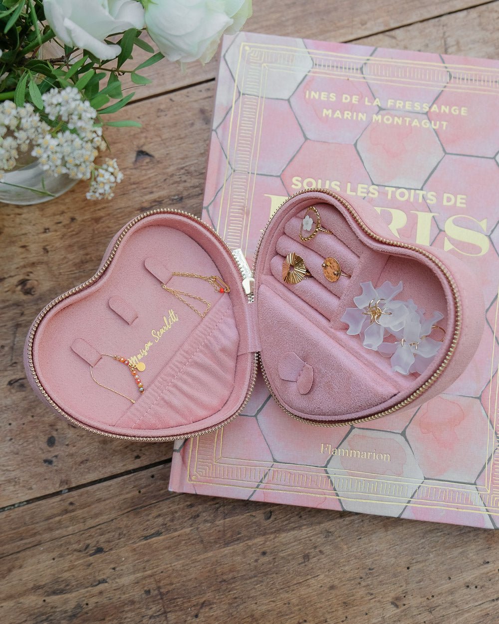 Celeste Heart Jewelry Box