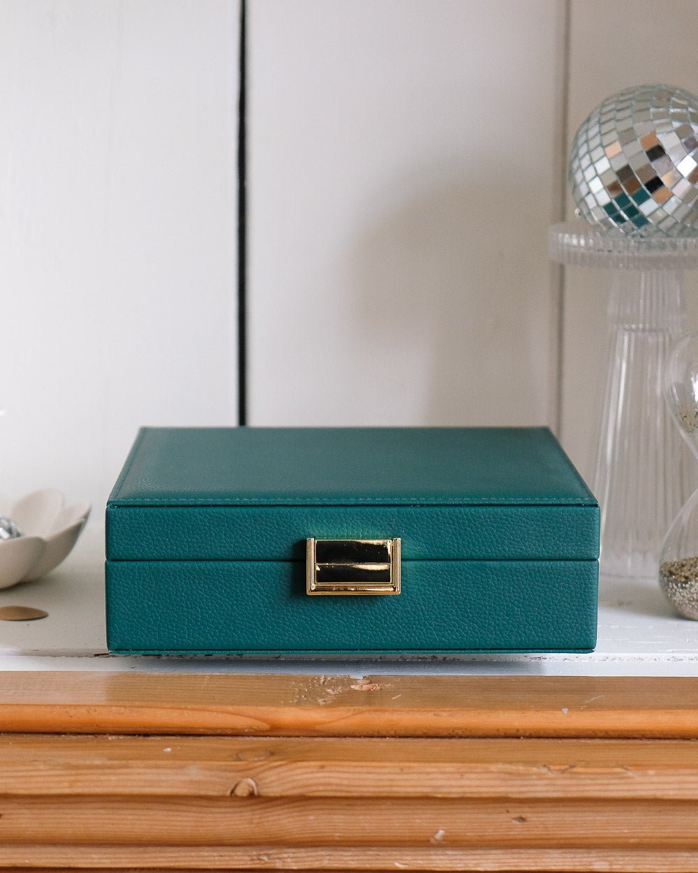 Anne PU leather jewelry box