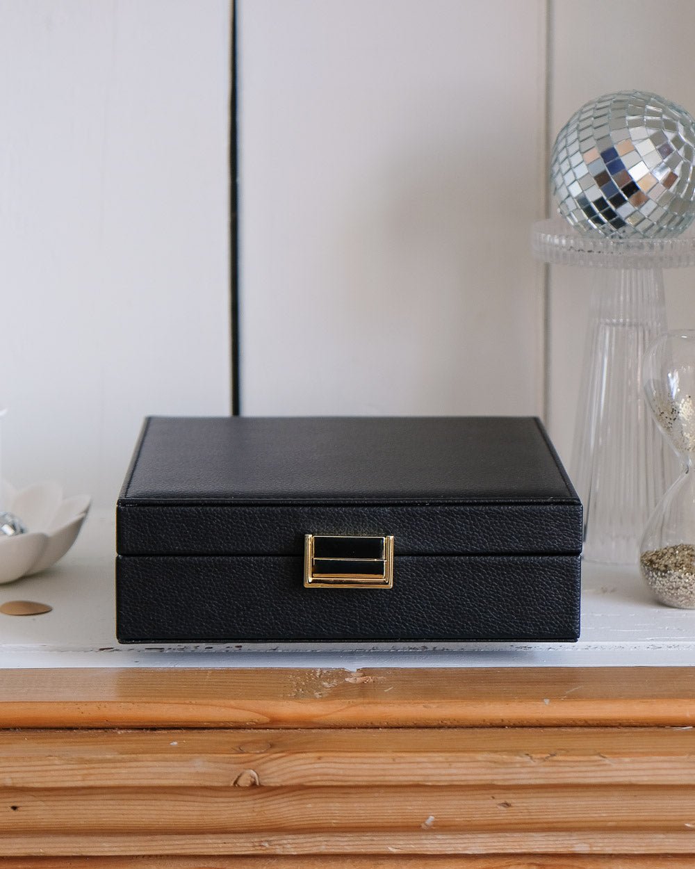 Anne PU leather jewelry box