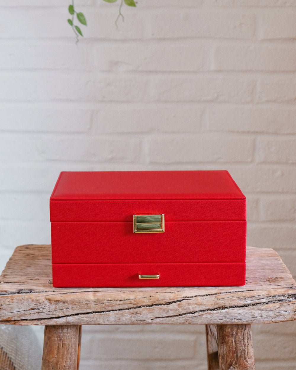 Denise PU leather jewelry box