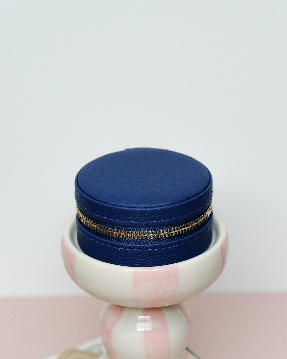 Yvonne PU leather travel jewelry box