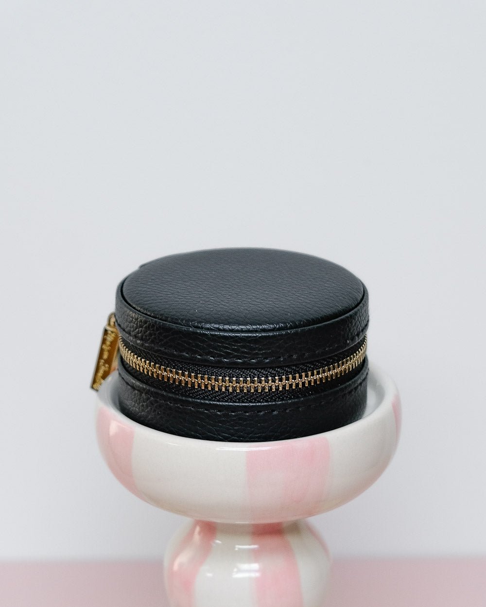 Yvonne PU leather travel jewelry box