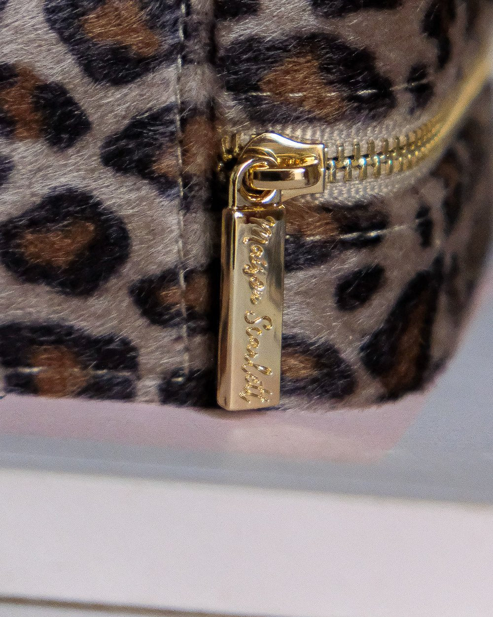 Corinne leopard travel jewelry box