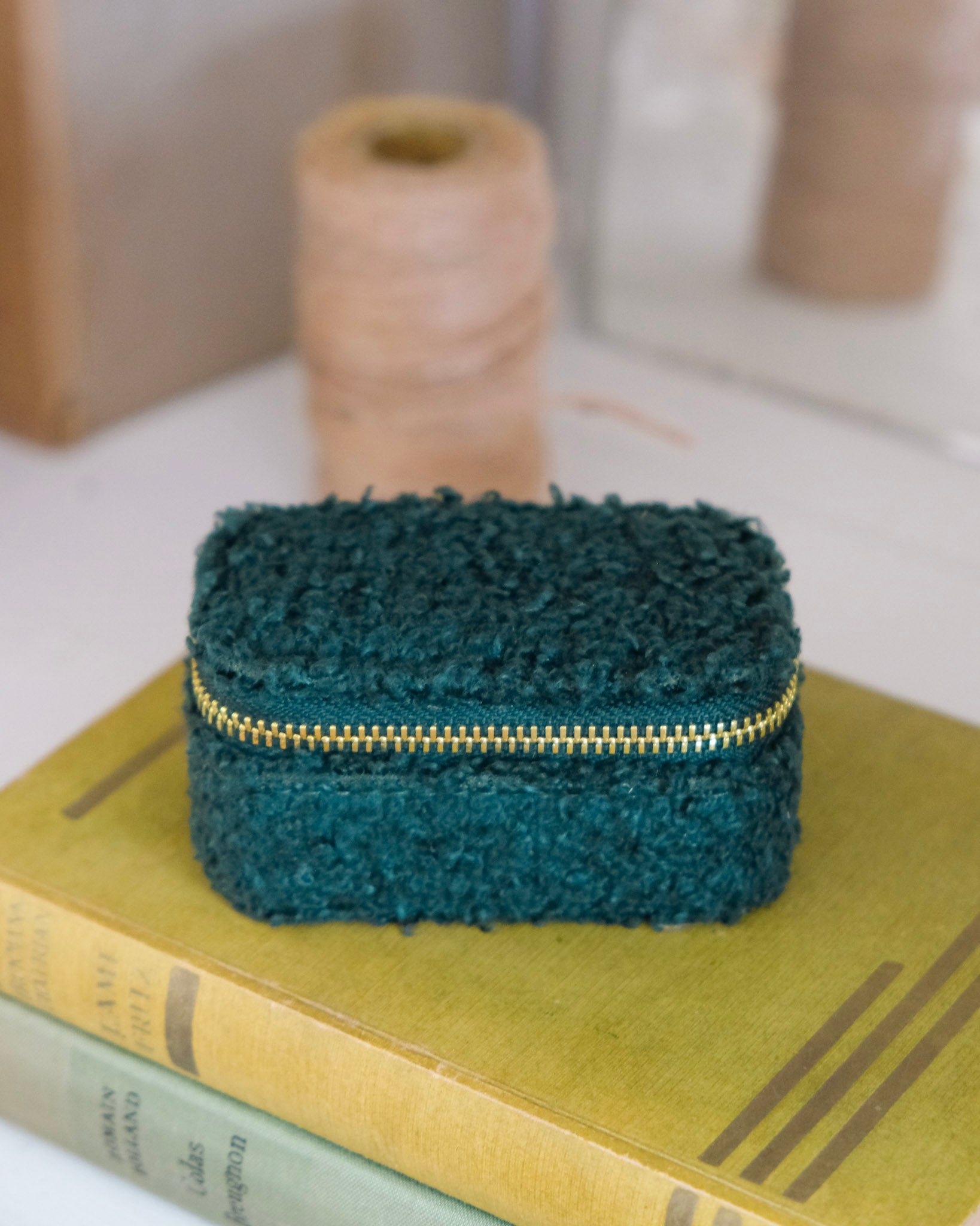 Mini boîte à bijoux de voyage Marie en moumoute