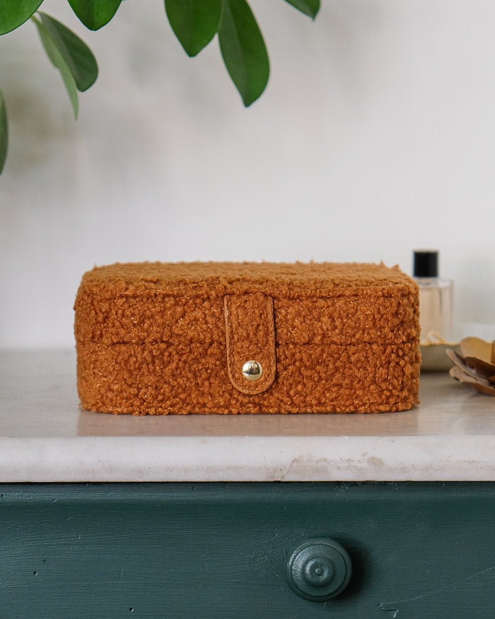 Brigitte Reiseschmuckkästchen aus Schaffell