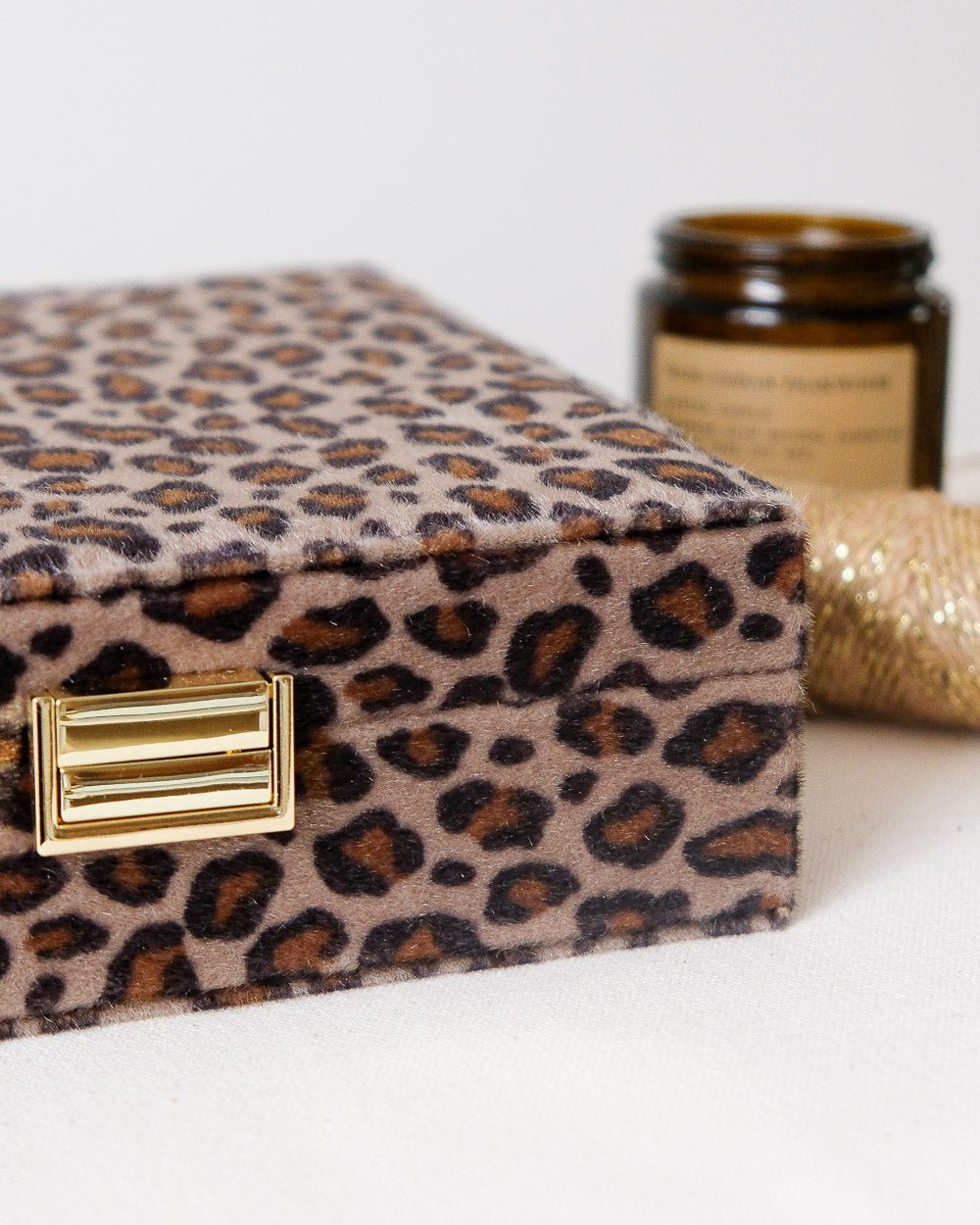 Anne leopard jewelry box