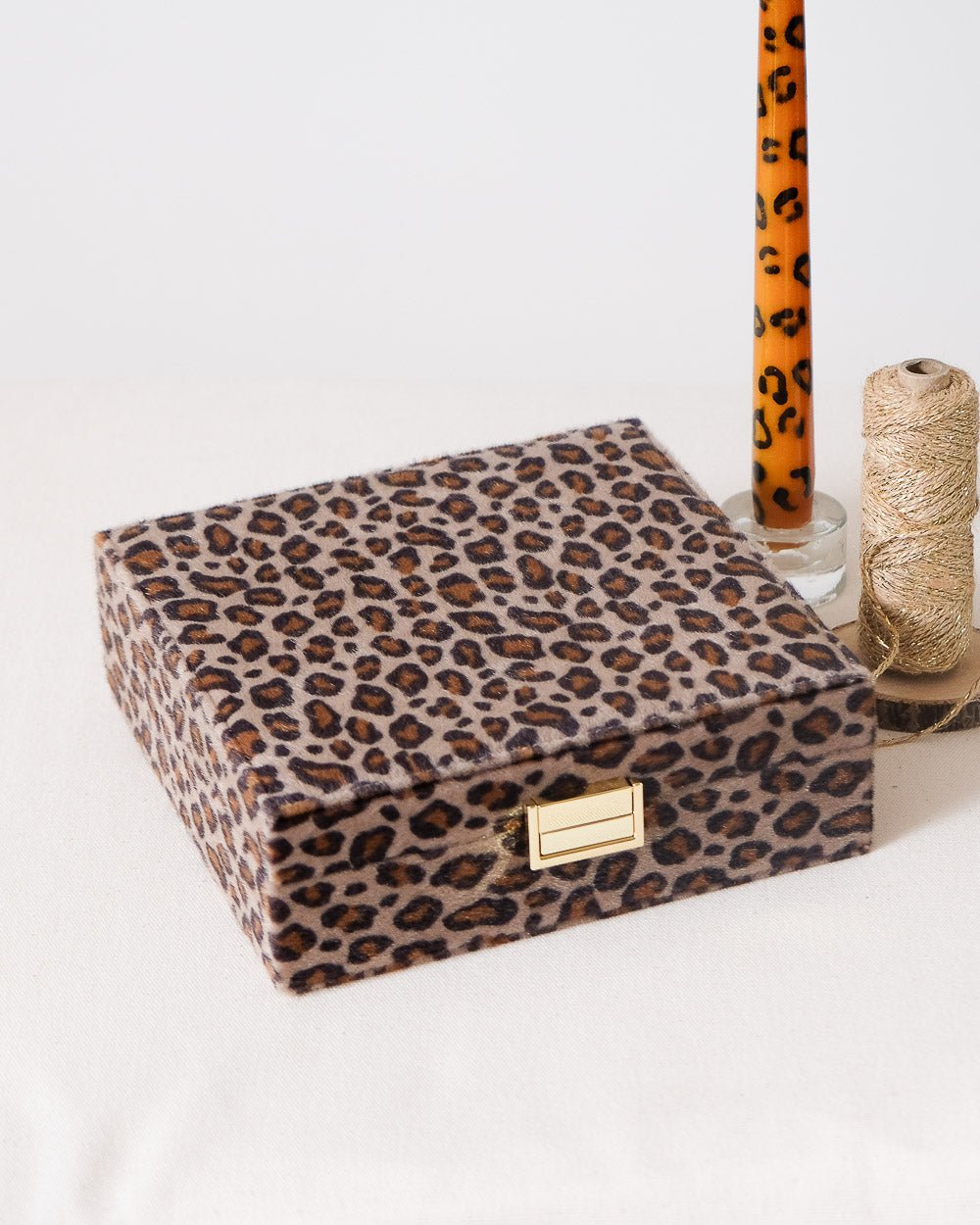 Anne leopard jewelry box
