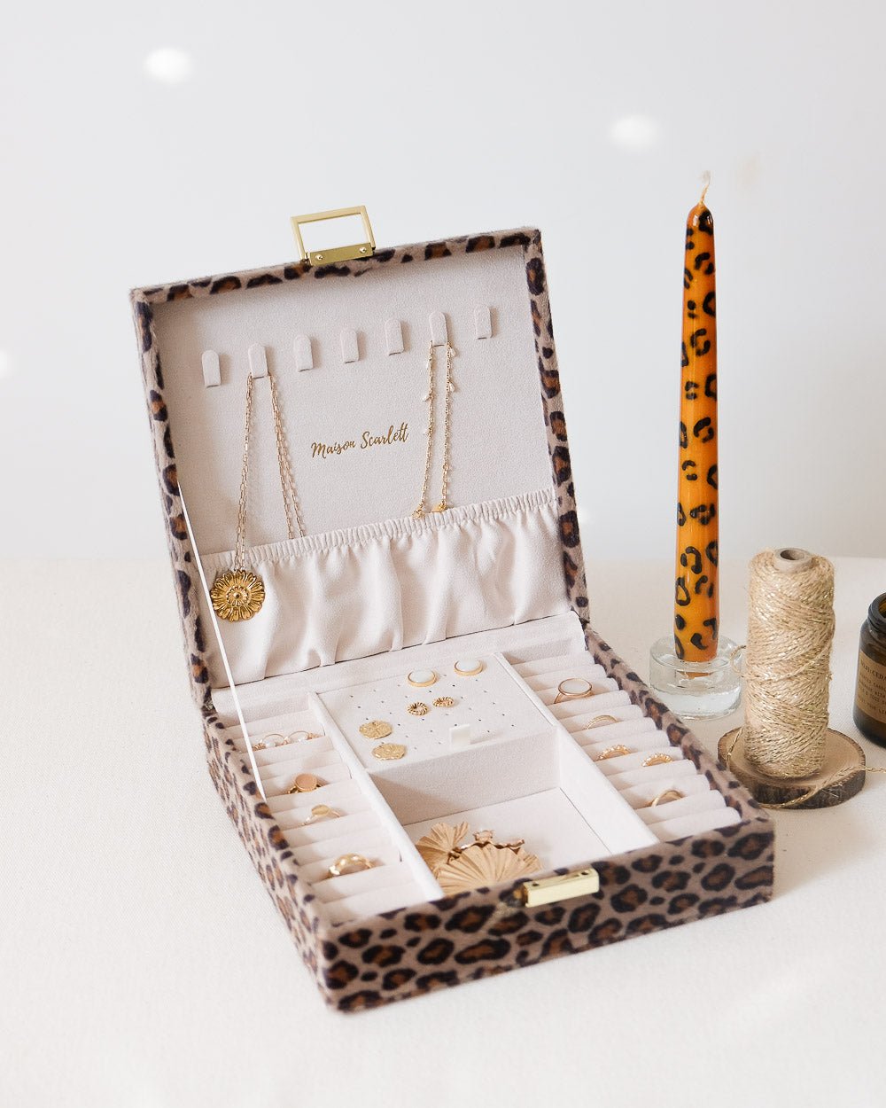 Anne leopard jewelry box