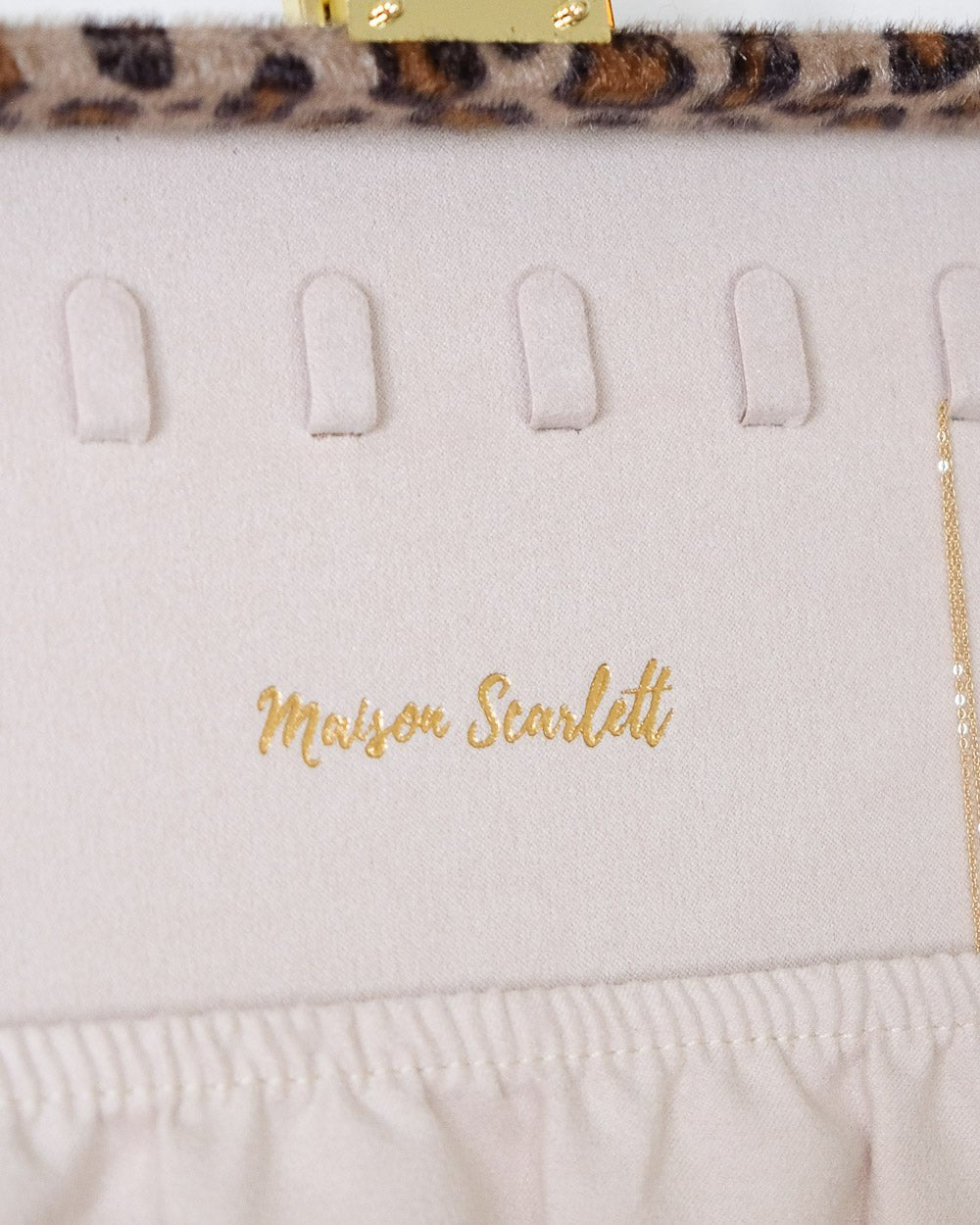 Denise leopard jewelry box