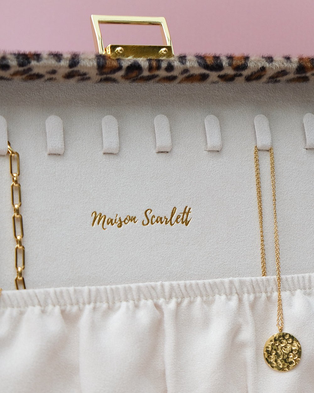 Louise leopard jewelry box