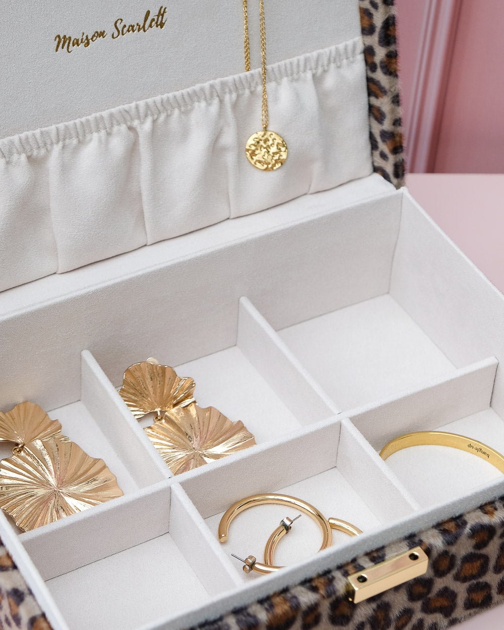 Louise leopard jewelry box