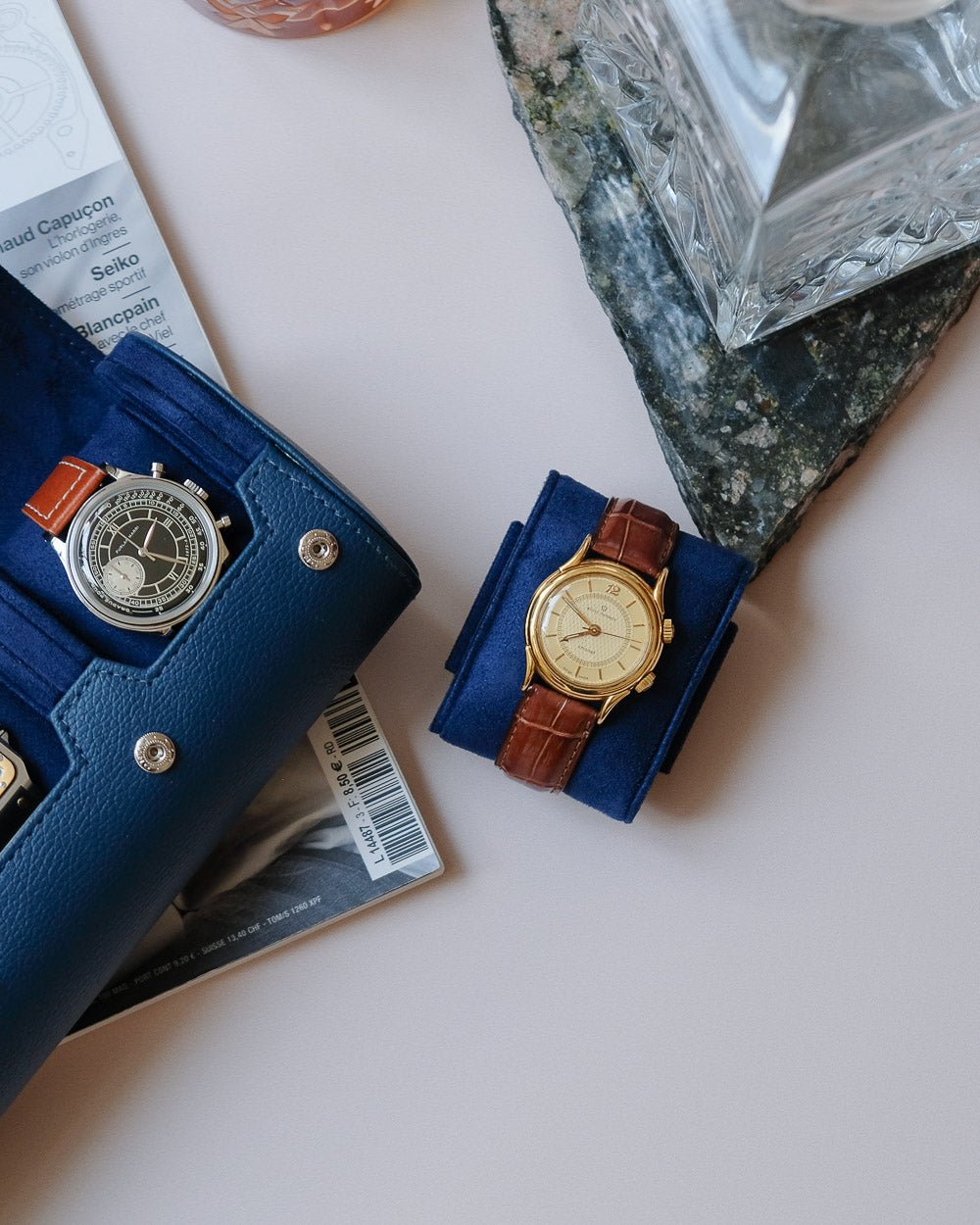 James 3 slots travel watch box