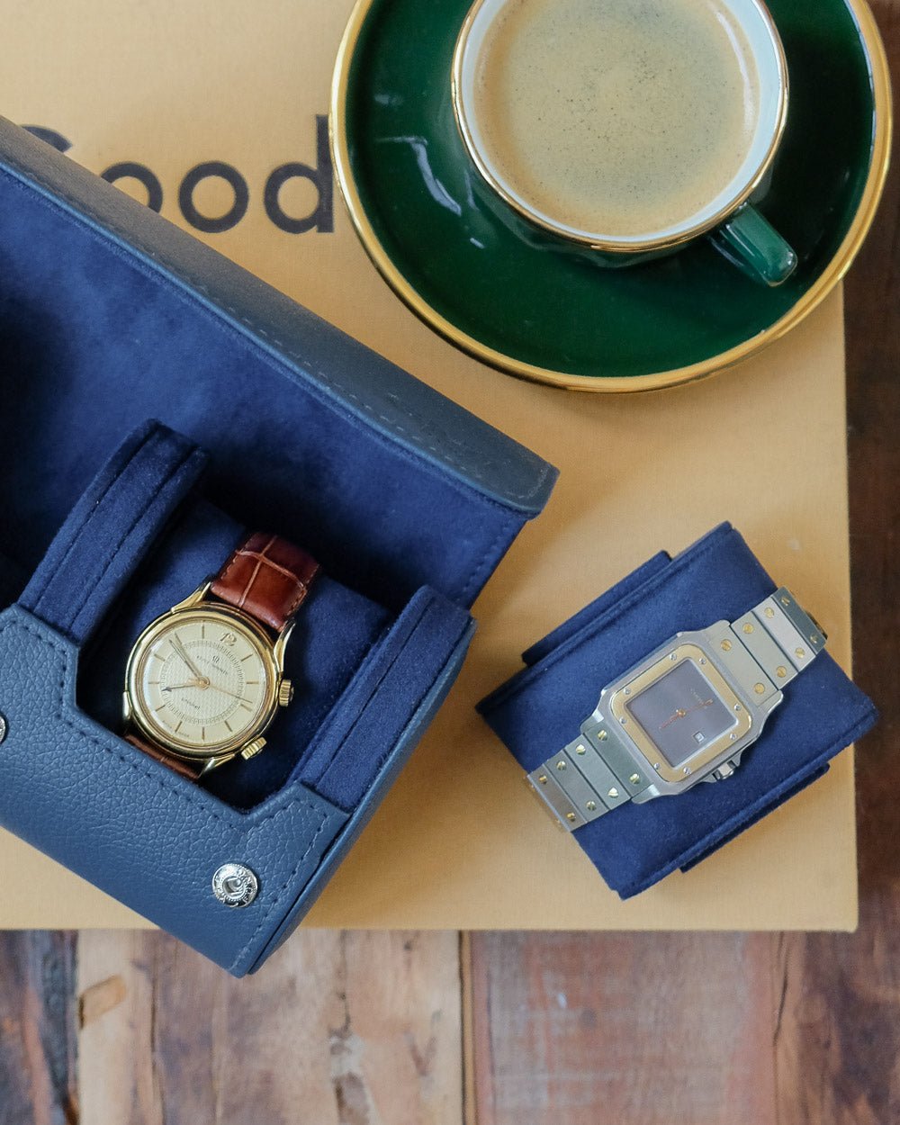 James 2 slots travel watch box