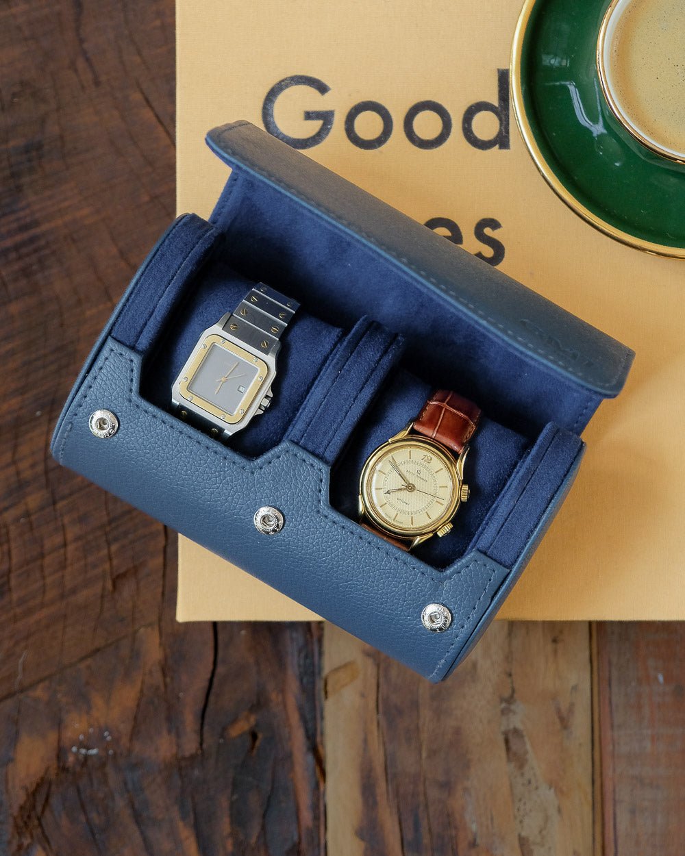 James 2 slots travel watch box