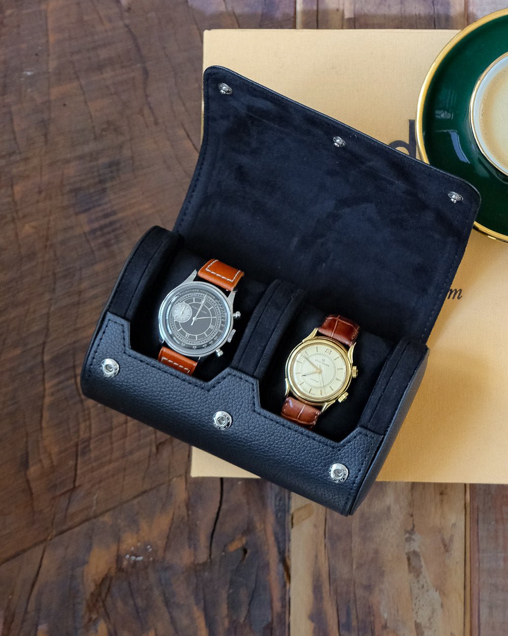 James 2 slots travel watch box
