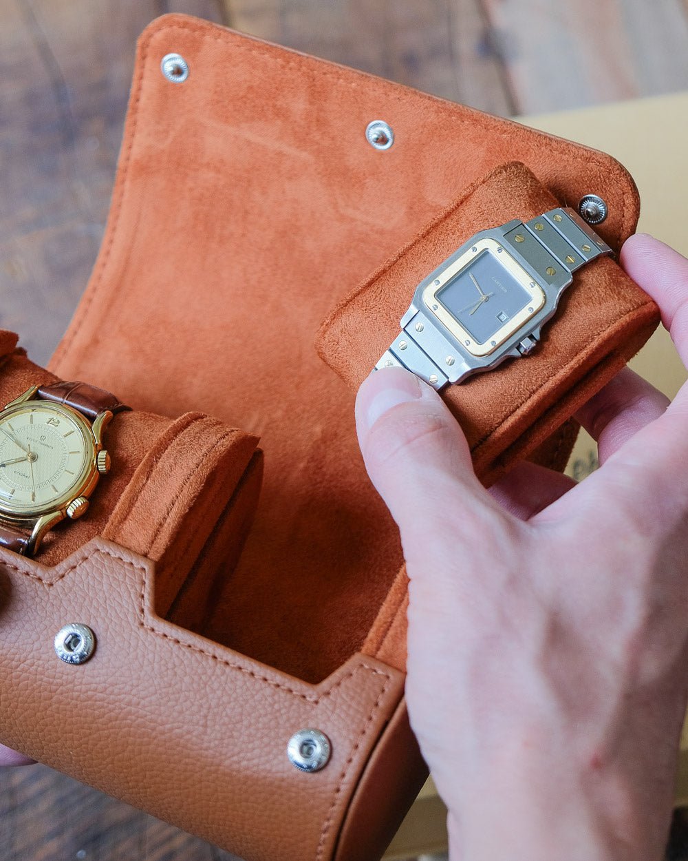 James 2 slots travel watch box