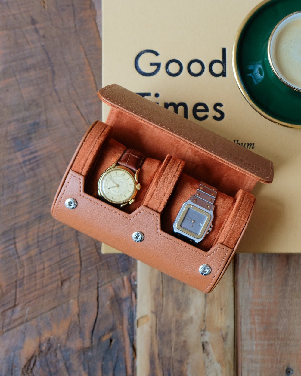 James 2 slots travel watch box