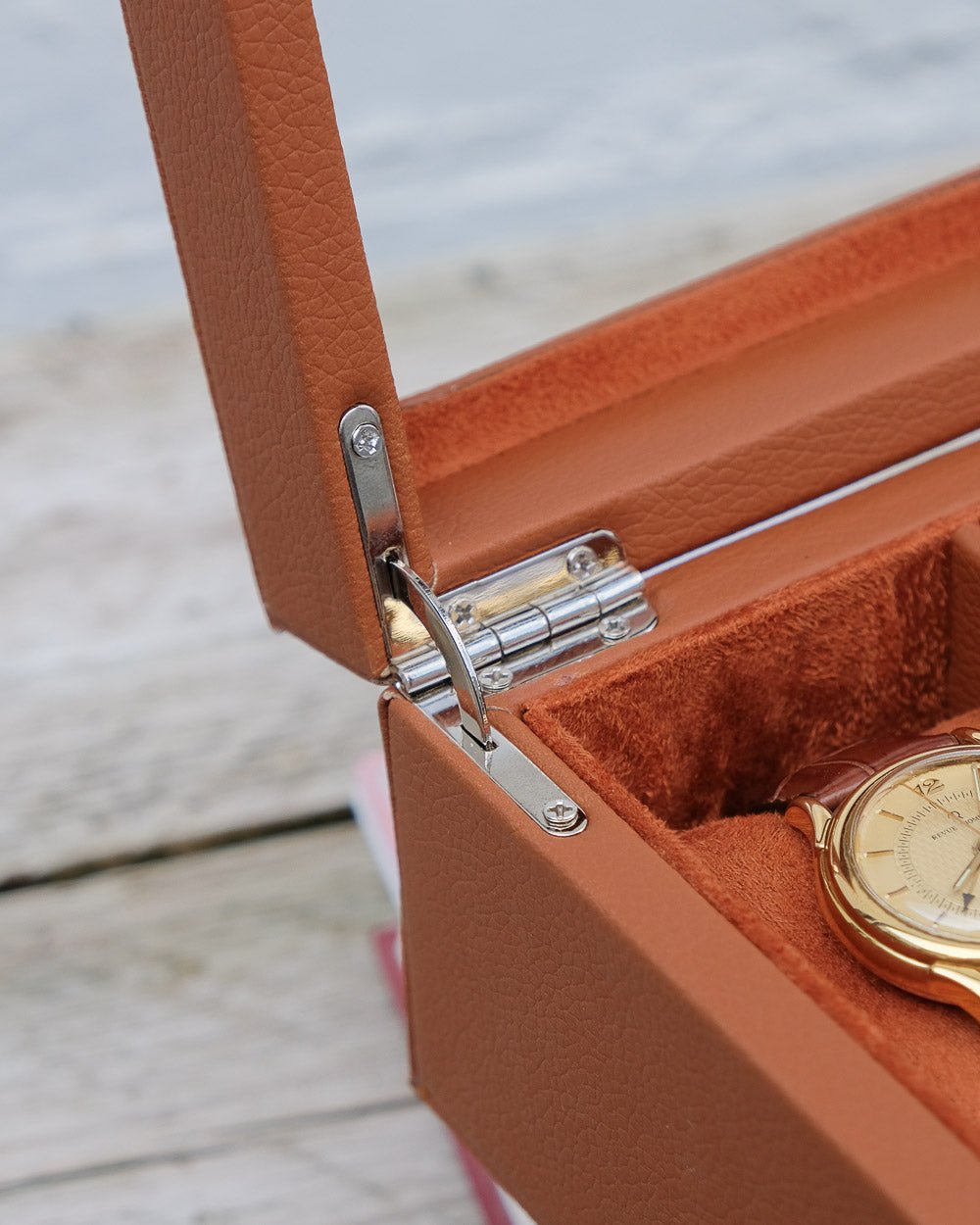 Jean 5 slots travel watch box