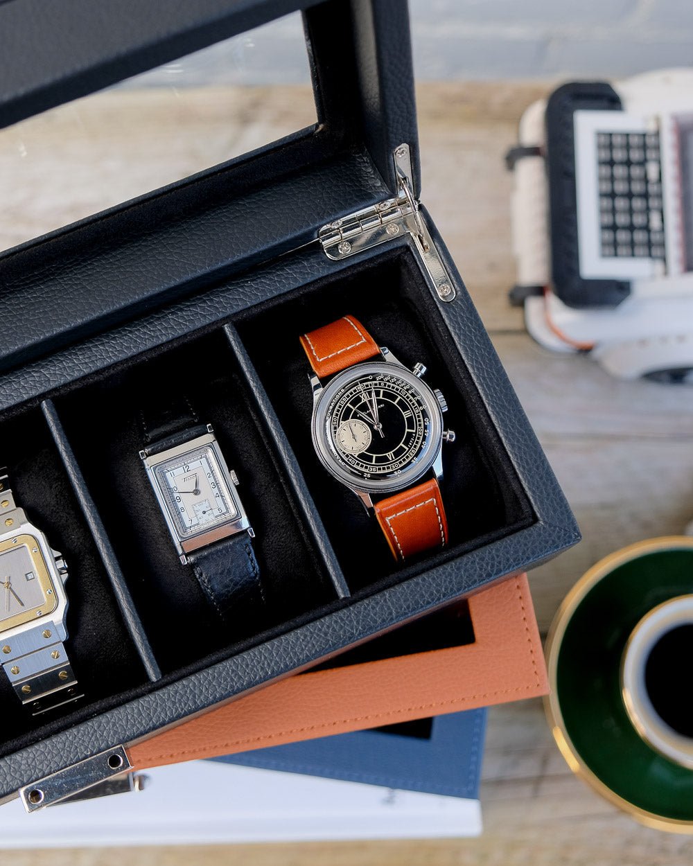 Jean 5 slots travel watch box