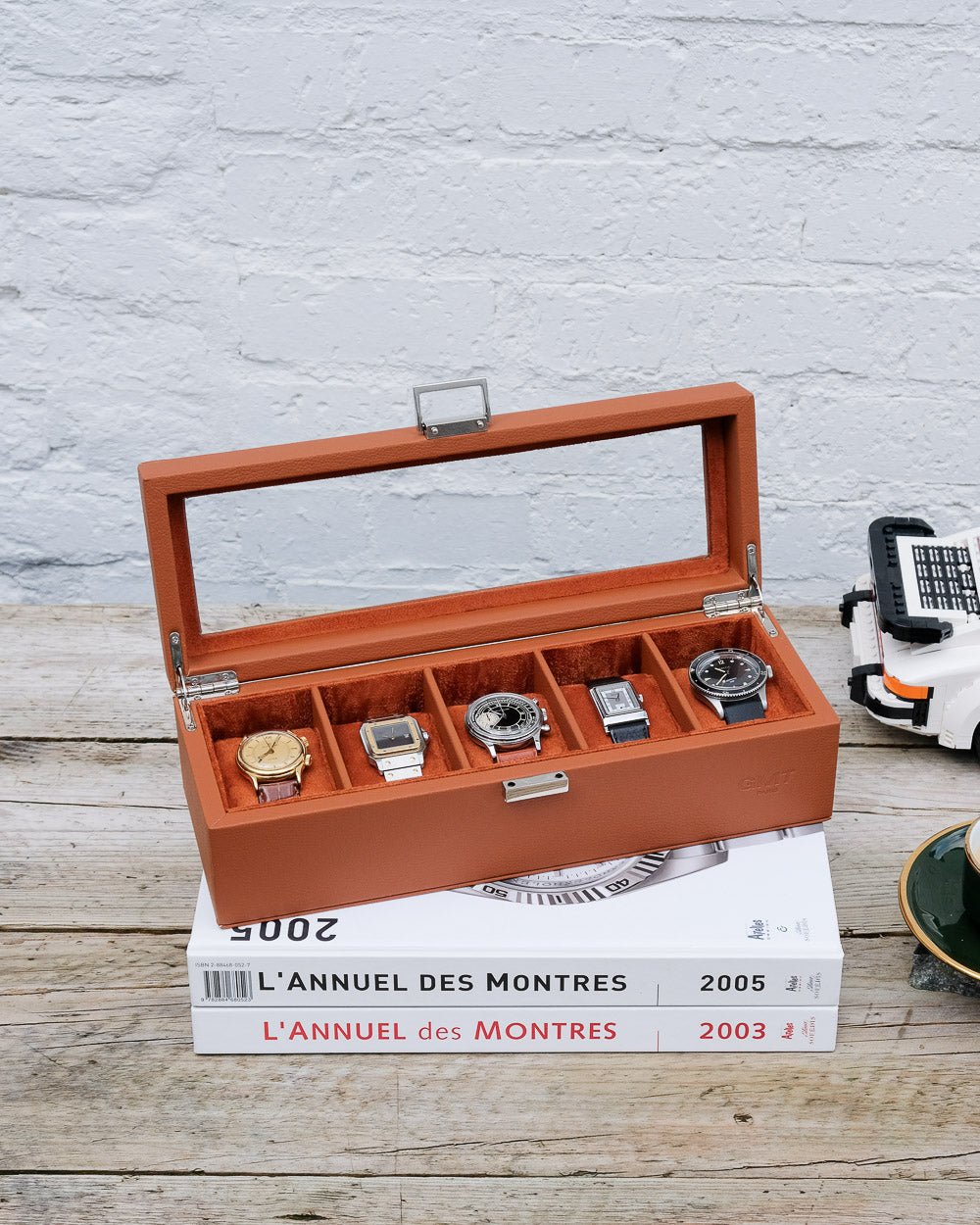 Jean 5 slots travel watch box