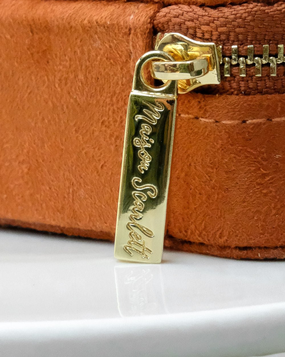 Marie velvet mini travel jewelry box