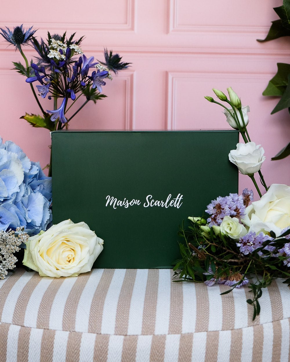 Denise linen effect jewelry box