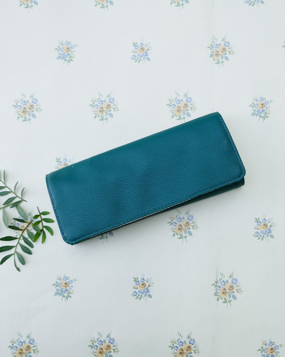 Catherine PU leather travel jewelry pouch