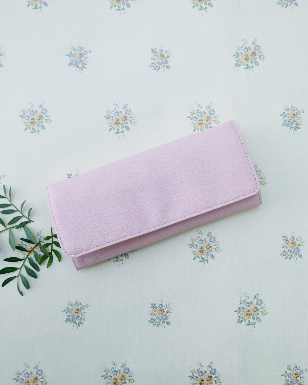 Catherine PU leather travel jewelry pouch