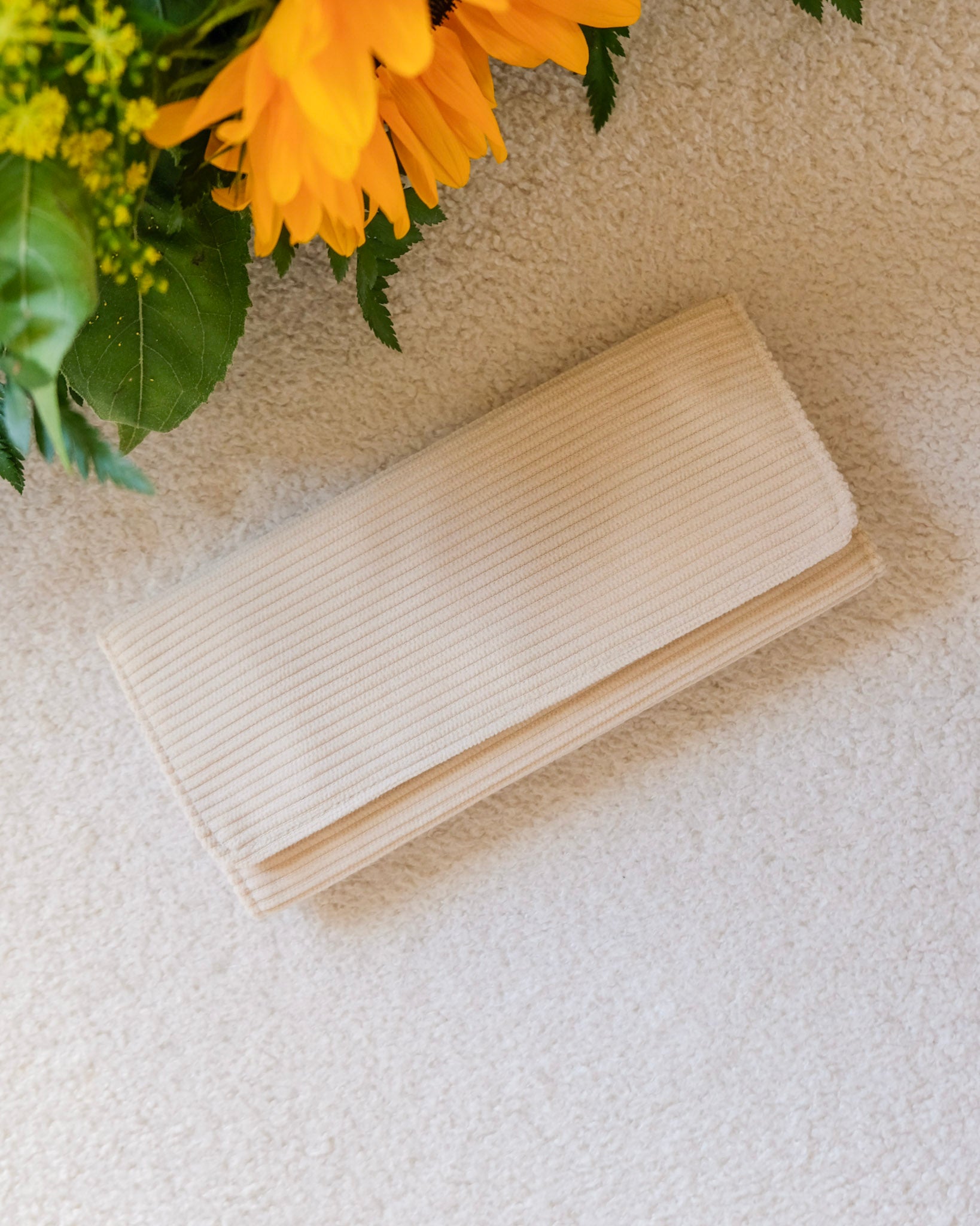 Pochette à bijoux Catherine en velours côtelé