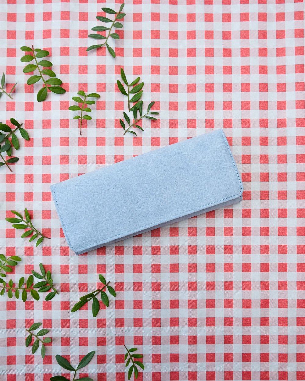 Catherine velvet travel jewelry pouch