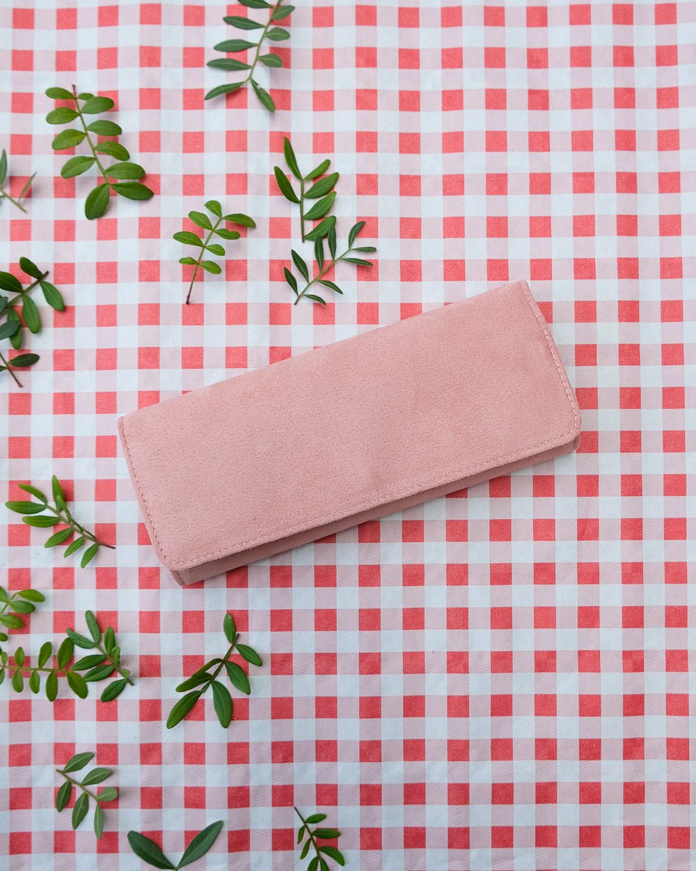 Catherine velvet travel jewelry pouch