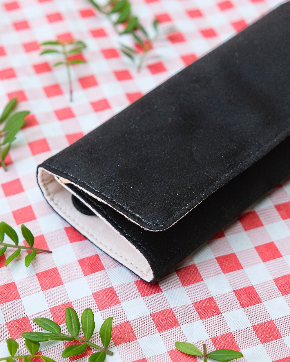 Catherine velvet travel jewelry pouch