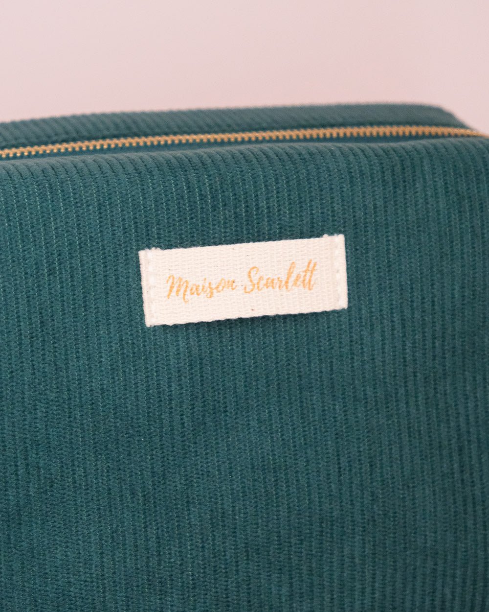 Charlotte corduroy toiletry bag