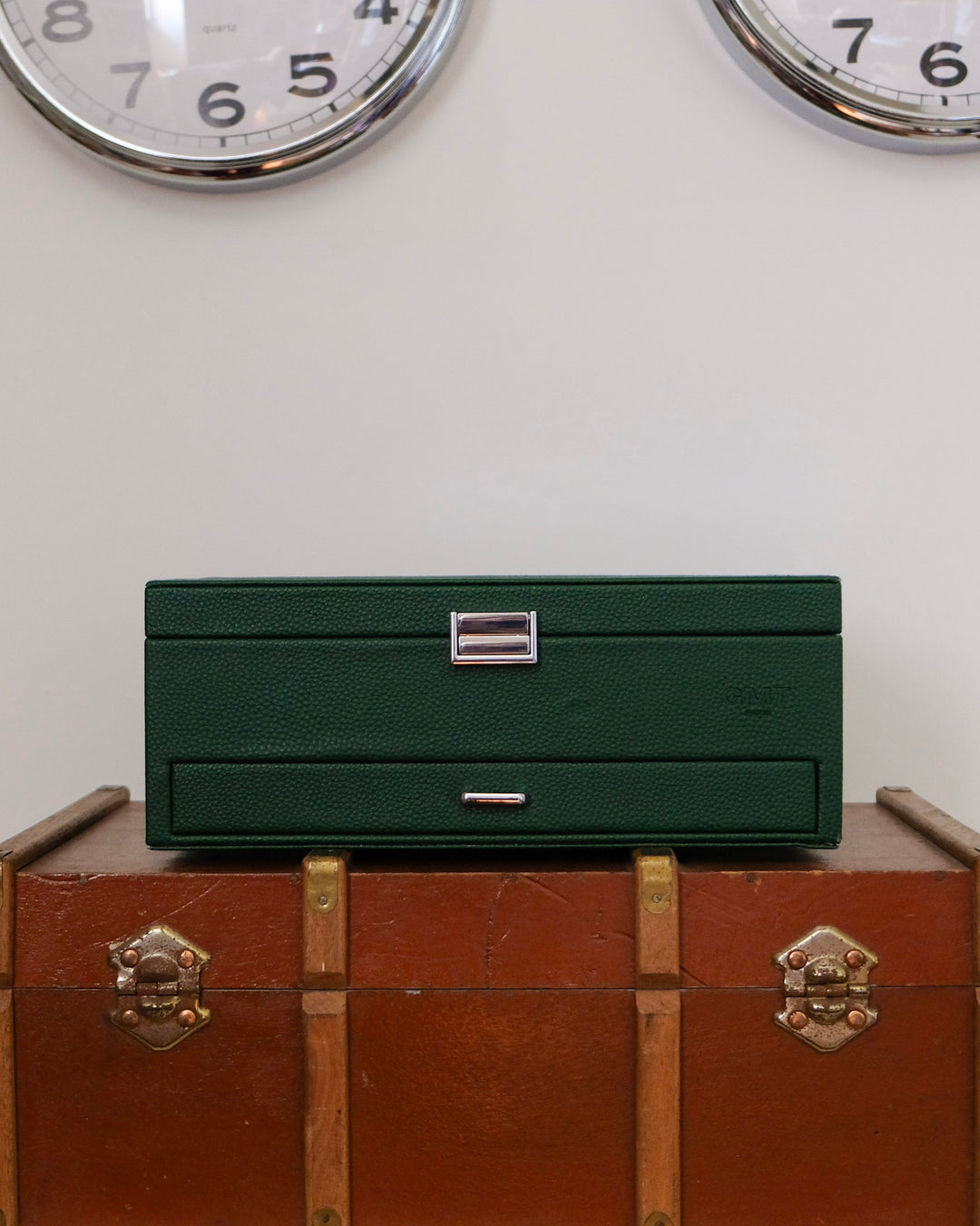 Boîte à montres Jean 10 emplacements + tiroir