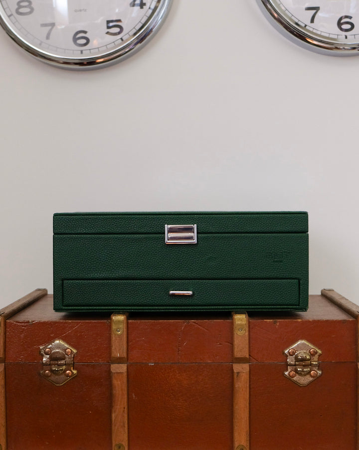 Boîte à montres Jean 10 emplacements + tiroir