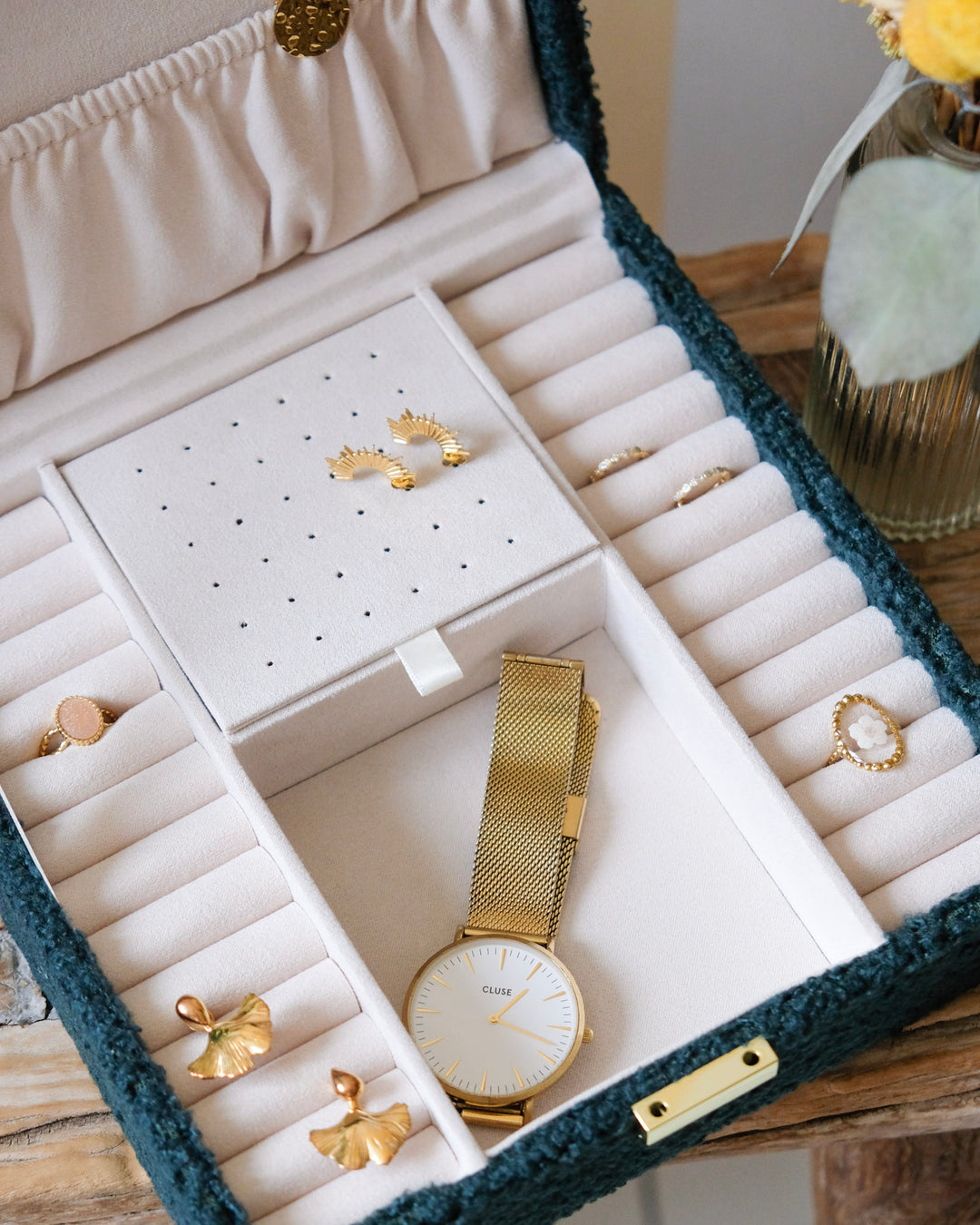 Boîte à bijoux Anne en moumoute