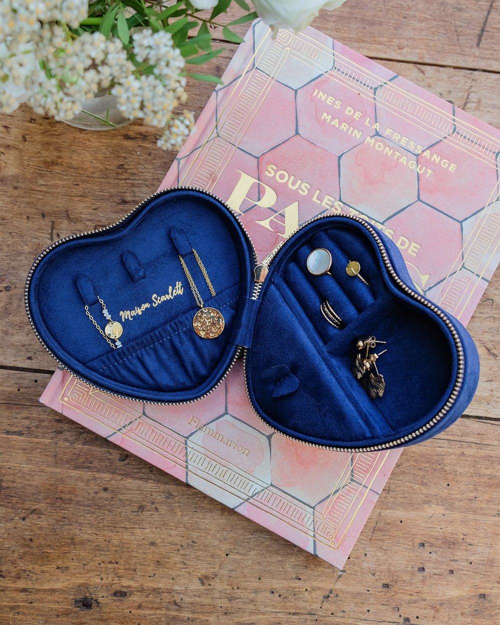 Céleste Travel Jewelry Box