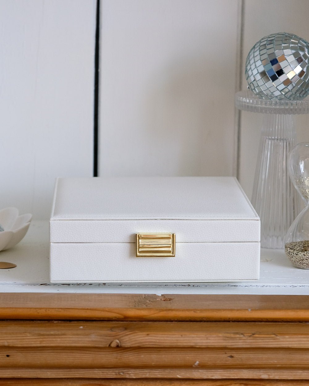 Anne PU leather jewelry box