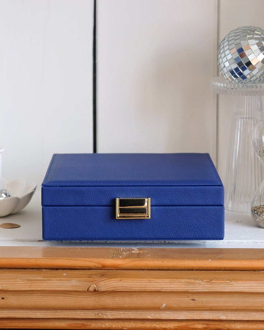 Anne PU leather jewelry box