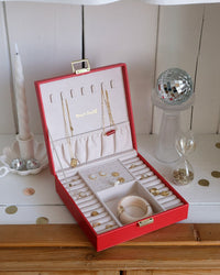 Boîte à bijoux Anne en PU - outlet