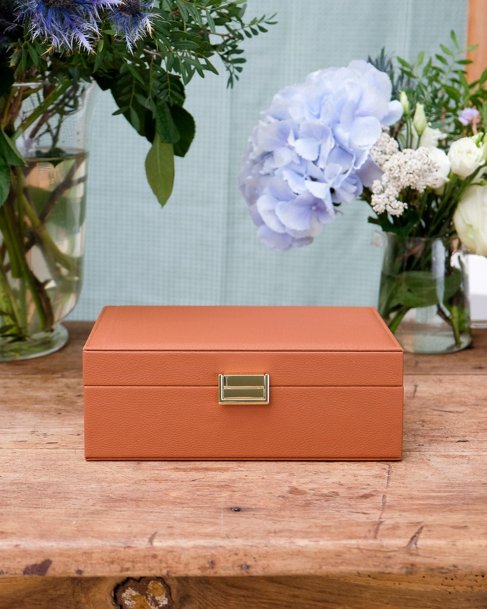 Louise leather jewelry box