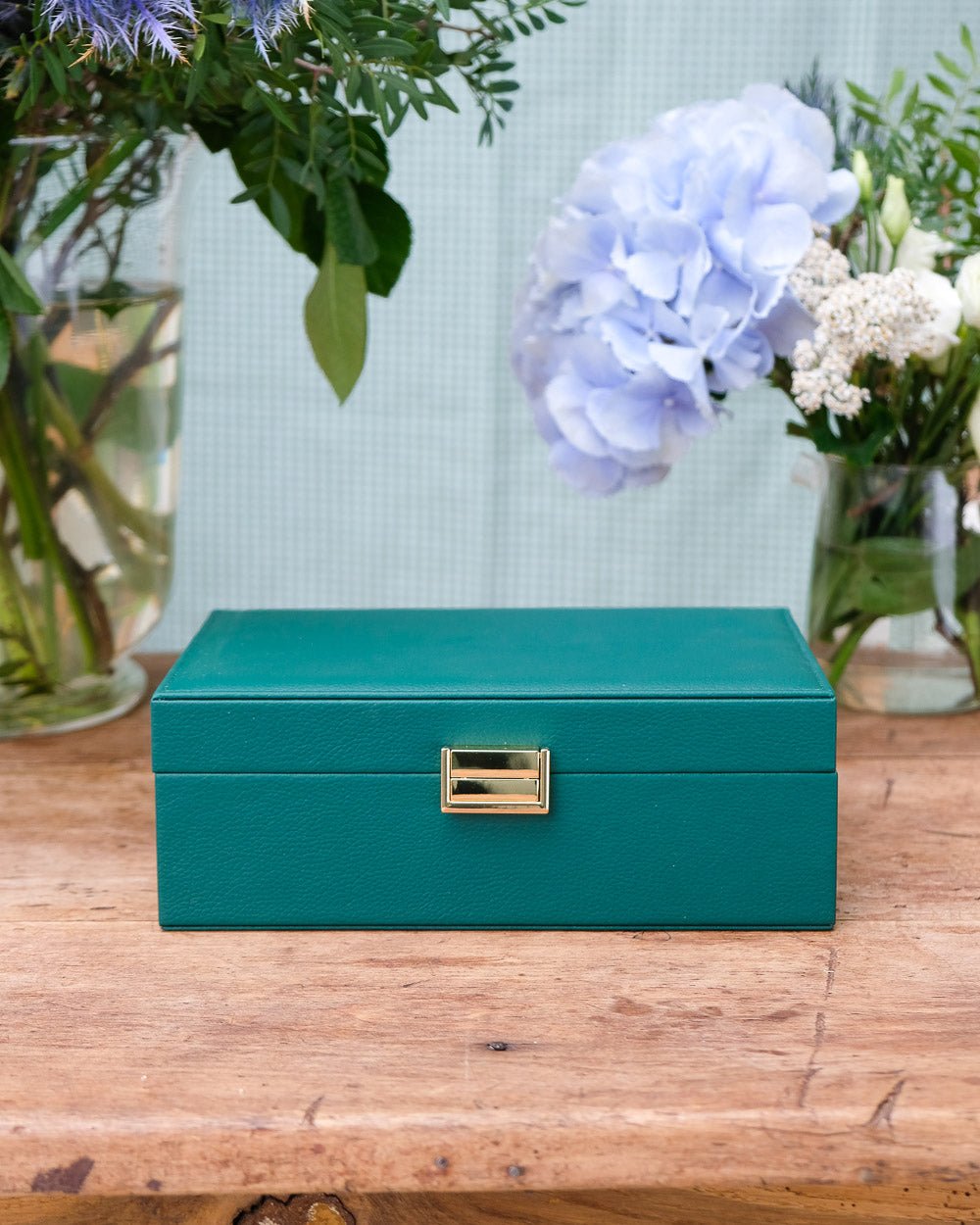 Louise leather jewelry box