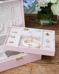Boîte à bijoux Louise en PU - outlet