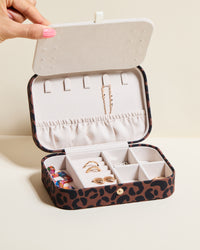 Boîte à bijoux de voyage Brigitte Léopard