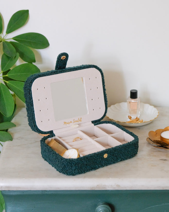 Brigitte Reiseschmuckkästchen aus Schaffell