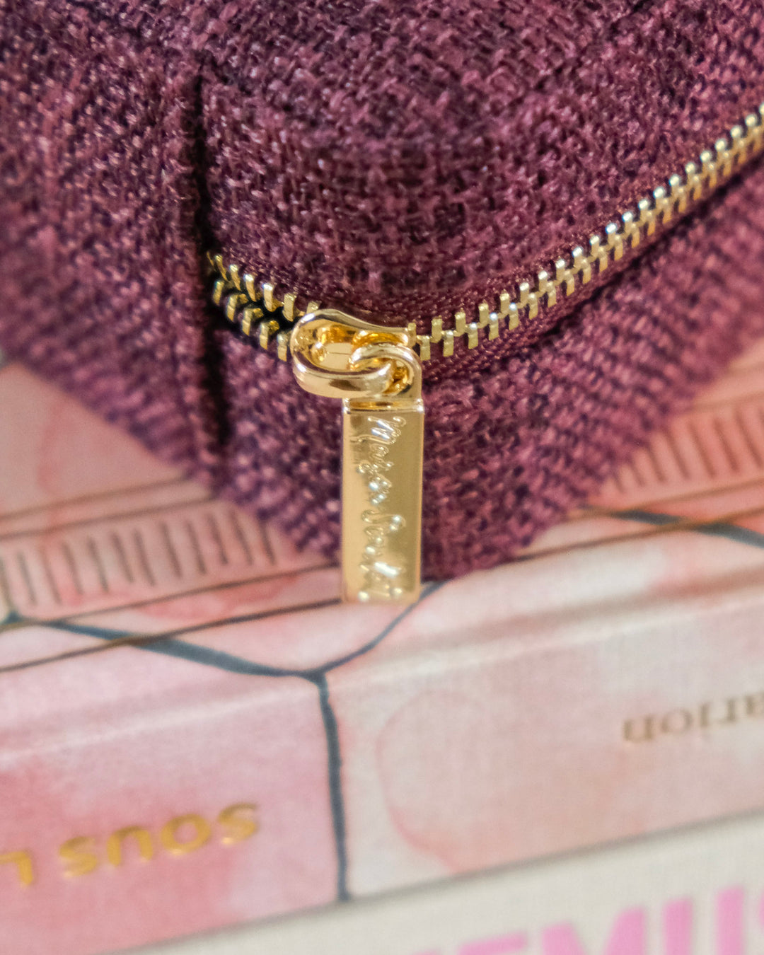 Boîte à bijoux de voyage Corinne effet lin