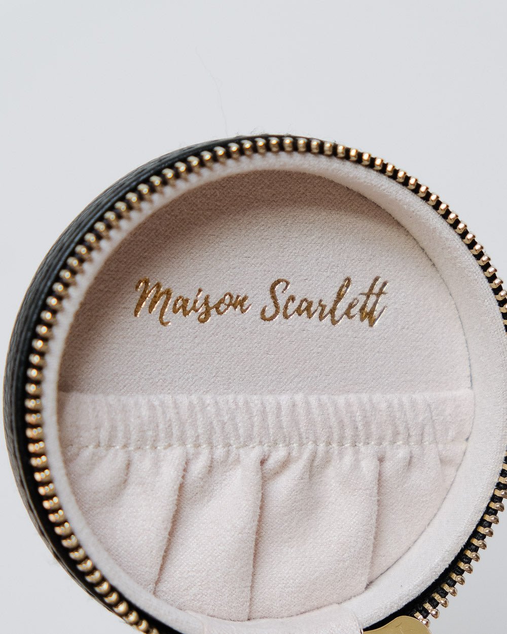 Yvonne PU leather travel jewelry box